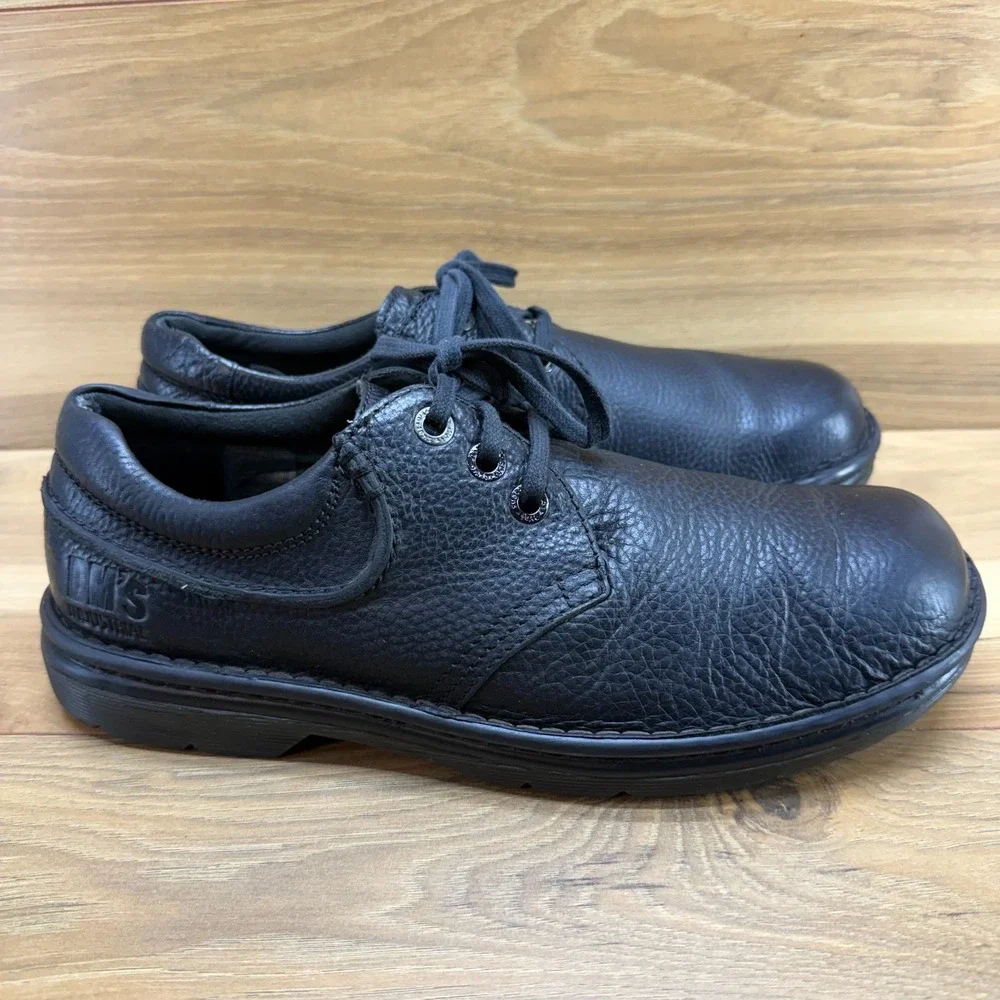 Dr Martens Hampshire Oxfords Casual Shoes Mens 10 Black Pebble Leather 3 Eye